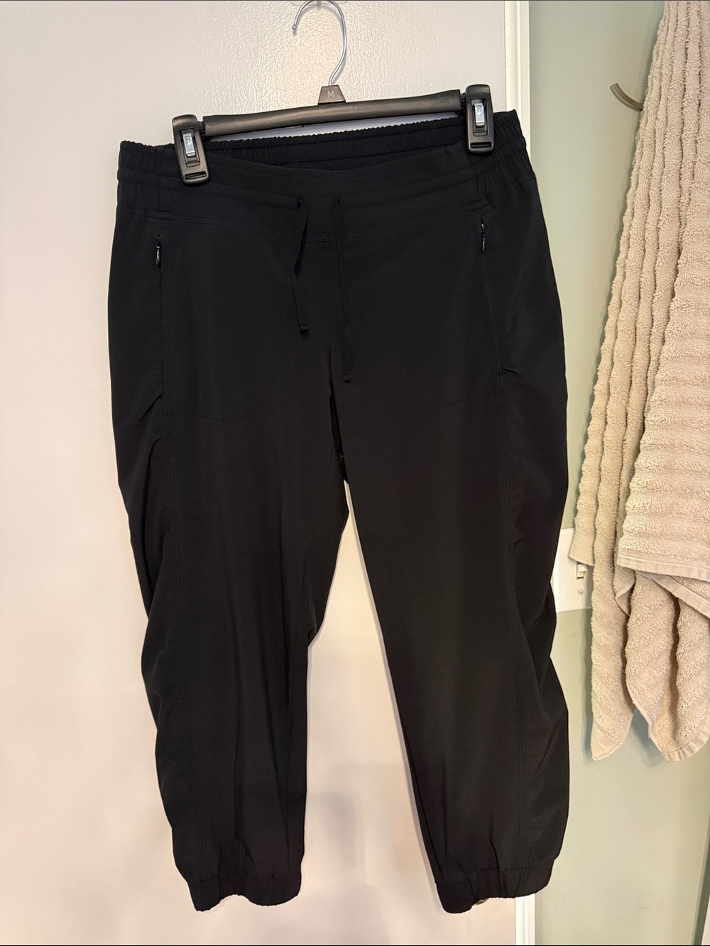 Athleta Black Women's Jogger Pants with Zip Pockets